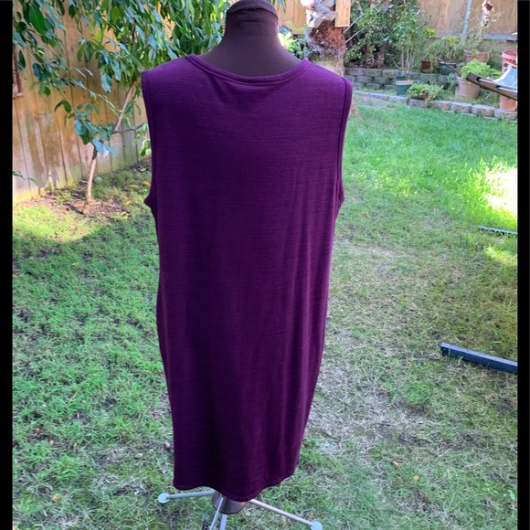 Casual Purple Dress with pockets - Picture 2 of 7